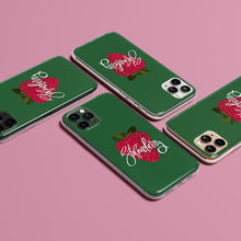 Load image into Gallery viewer, Green iPhone Case Strawberry print Iphone case Yposters 
