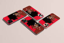 Load image into Gallery viewer, Red iPhone case Afro Woman Iphone case Yposters 

