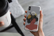 Carica l&#39;immagine nel visualizzatore di Gallery, Grey iPhone Case Black Woman Art Iphone case Yposters 
