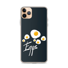 Load image into Gallery viewer, Black iPhone Case Eggs Yposters 
