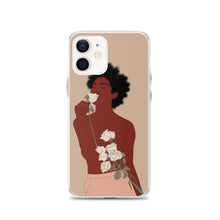 Load image into Gallery viewer, Black Girl iPhone case in gold Iphone case Yposters iPhone 12 
