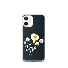 Load image into Gallery viewer, Black iPhone Case Eggs Yposters iPhone 12 mini 

