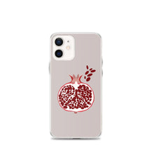 Load image into Gallery viewer, Grey iPhone Case Big Pomegranate Iphone case Yposters iPhone 12 mini 
