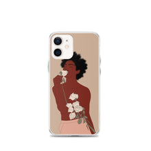 Load image into Gallery viewer, Black Girl iPhone case in gold Iphone case Yposters iPhone 12 mini 
