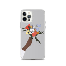 Load image into Gallery viewer, Flower iPhone Case in Grey Iphone case Yposters iPhone 12 Pro 
