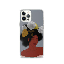 Load image into Gallery viewer, Grey iPhone Case Black Woman Art Iphone case Yposters iPhone 12 Pro 
