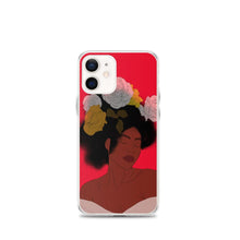 Carica l&#39;immagine nel visualizzatore di Gallery, Red iPhone Case Black Woman Print Iphone case Yposters iPhone 12 mini 
