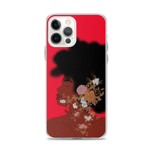 Load image into Gallery viewer, Red iPhone case Afro Woman Iphone case Yposters iPhone 12 Pro Max 
