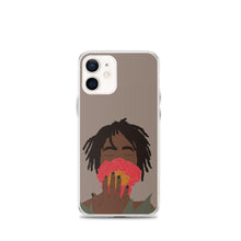 Carica l&#39;immagine nel visualizzatore di Gallery, Black Girl Print Brown iPhone Case Iphone case Yposters iPhone 12 mini 
