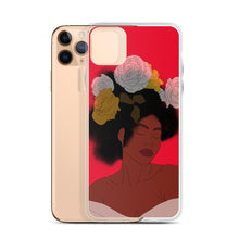 Load image into Gallery viewer, Red iPhone Case Black Woman Print Iphone case Yposters 
