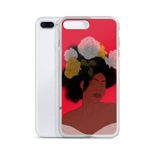 Carica l&#39;immagine nel visualizzatore di Gallery, Red iPhone Case Black Woman Print Iphone case Yposters iPhone 7 Plus/8 Plus 
