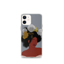 Load image into Gallery viewer, Grey iPhone Case Black Woman Art Iphone case Yposters iPhone 12 mini 
